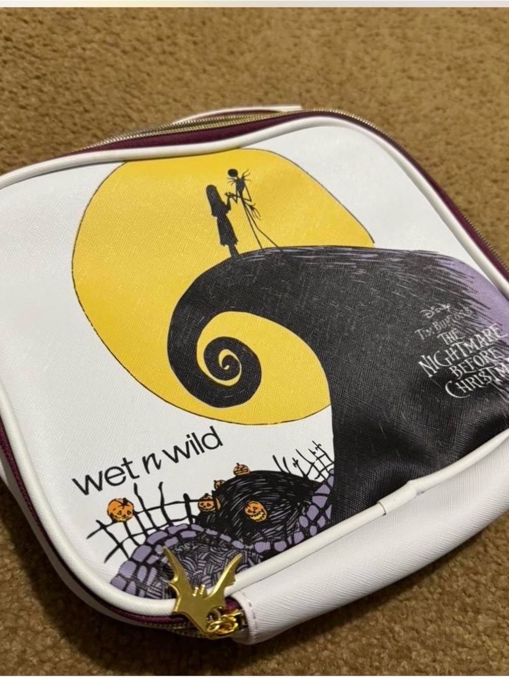 Wet n wild x nightmare before Christmas makeup bag